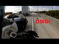 Close call with Highway Patrol