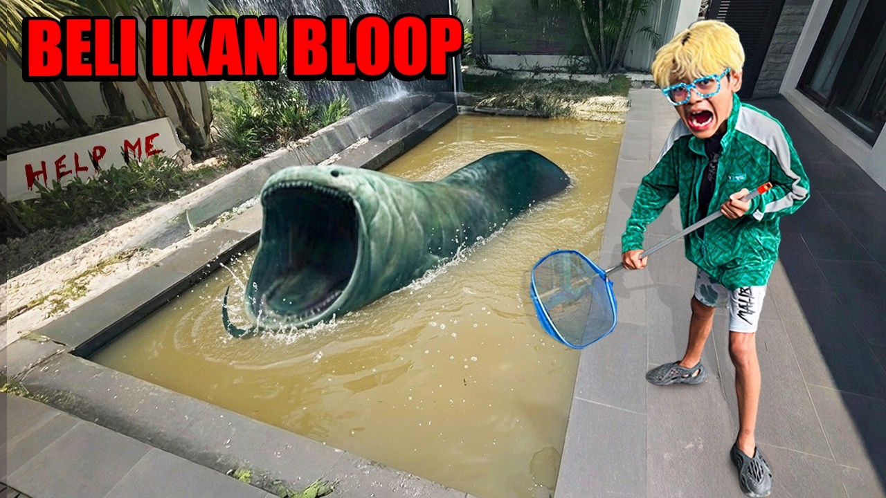 BOCIL BELI IKAN MONSTER BLOOP YANG SANGAT GANAS!