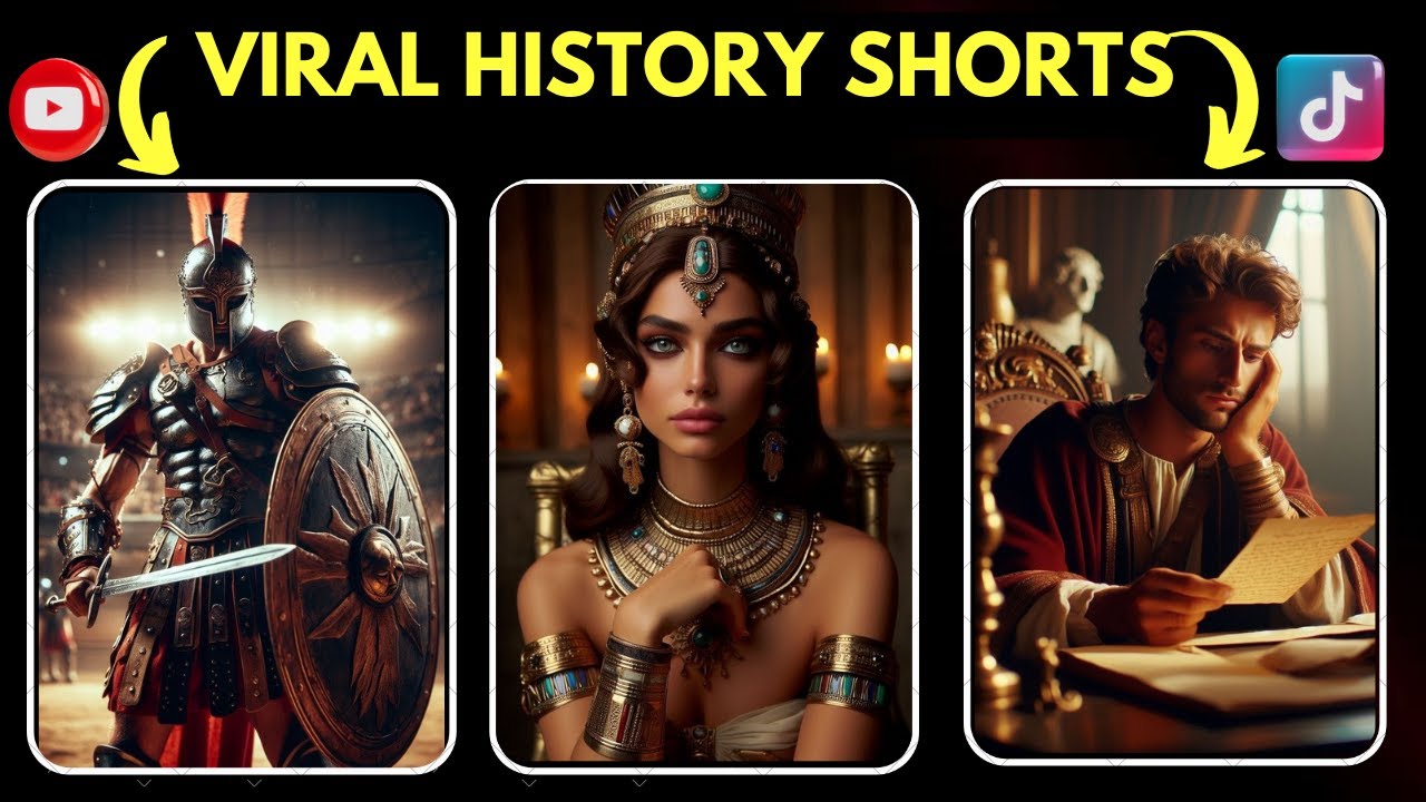 HOW TO MAKE VIRAL AI HISTORY SHORTS FOR FREE. - YouTube