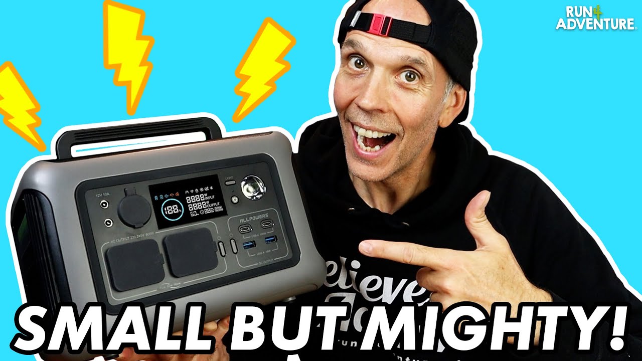 HOW TO CHARGE YOUR DEVICES ON THE GO? ALLPOWERS R600 Portable Power Station Review | Run4Adventure