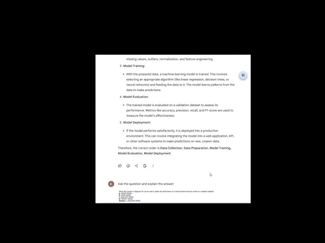 Ver Prepare for GCP Data Associate Certificate Exam - AI/ML Simple Q & A en YouTube Ver Prepare for GCP Data Associate Certificate Exam - AI/ML Simple Q & A en YouTube