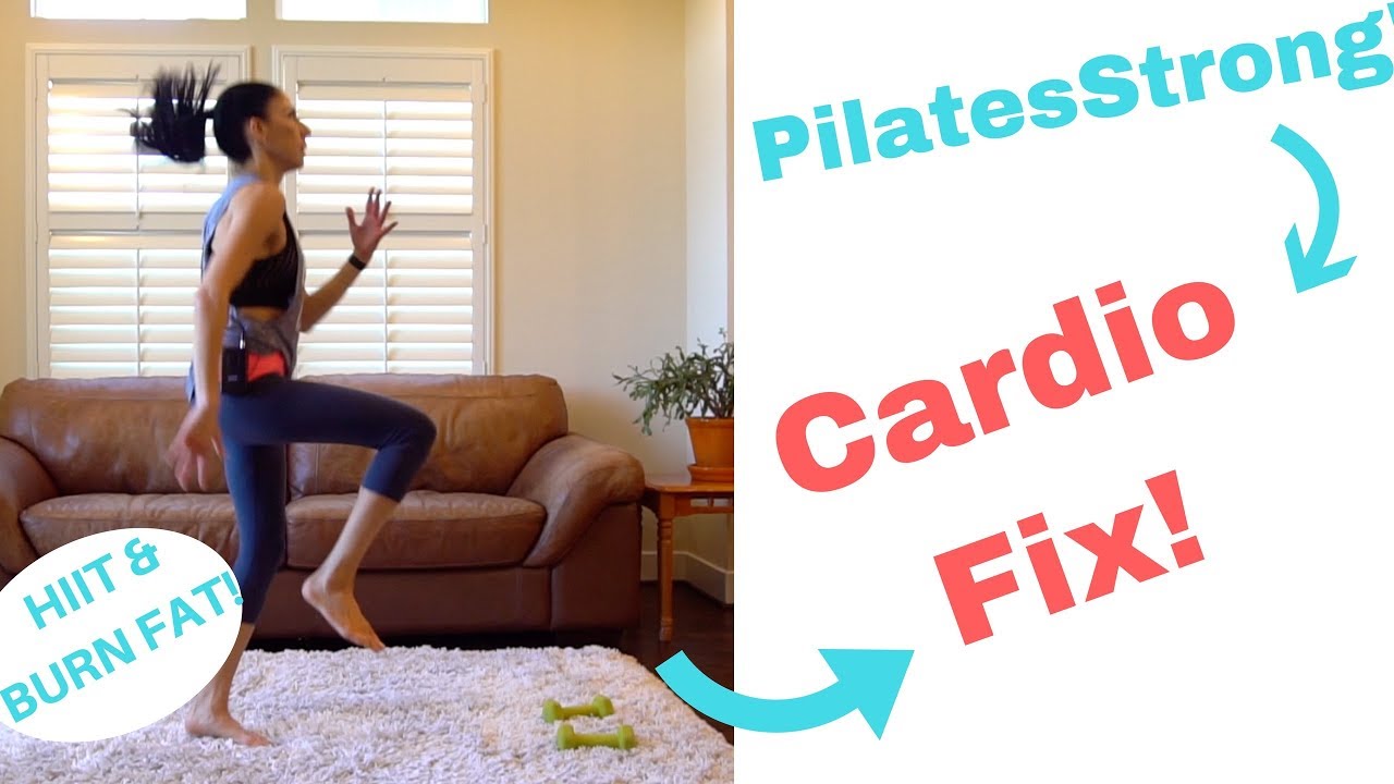 Burn Fat with this 30 Min Cardio Fix by Pilates Strong! 6 pack workout girl