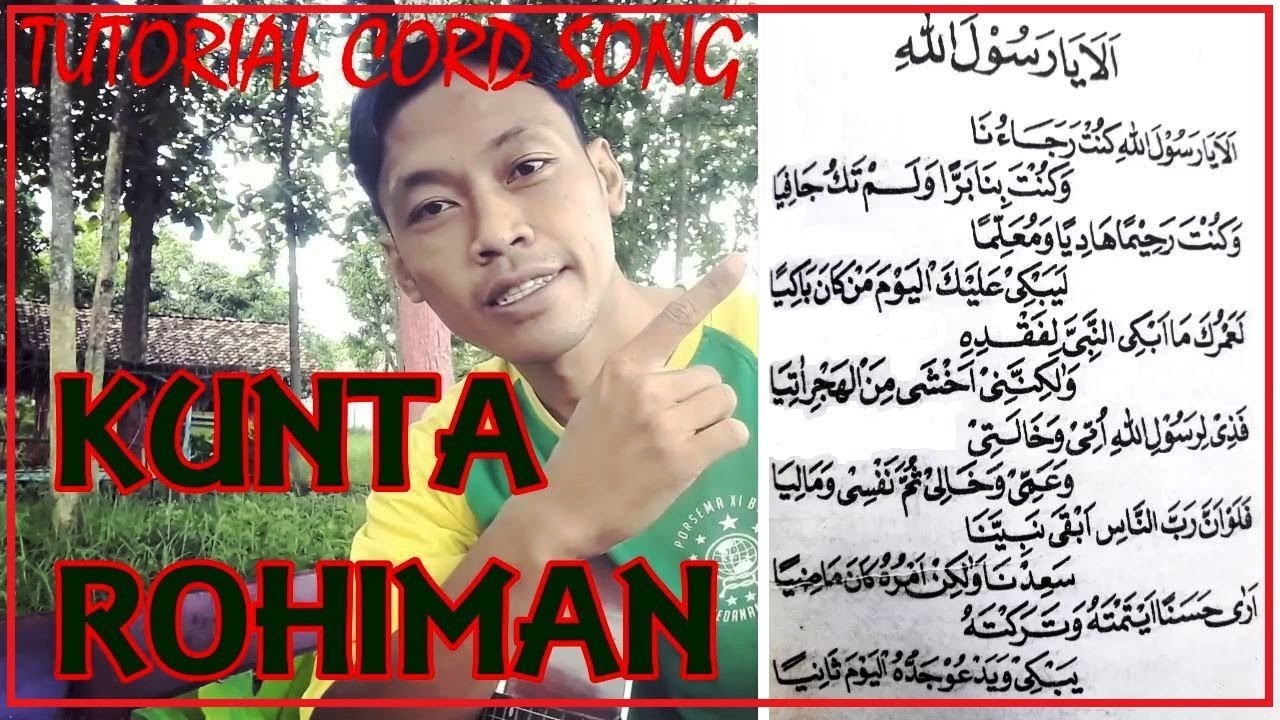 TUTORIAL A CHORD SHOLAWAT KUNTA ROHIMAN [REQUES] - YouTube