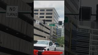 Silver Spring Maryland purple line train in construction