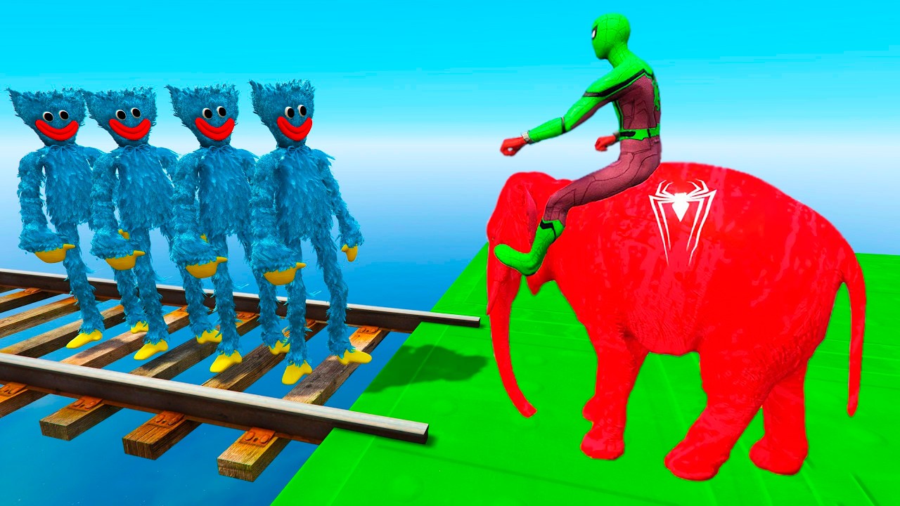 GTA 5 Epic Water Ragdolls Spiderman Jumps (Fails) ep. №2158