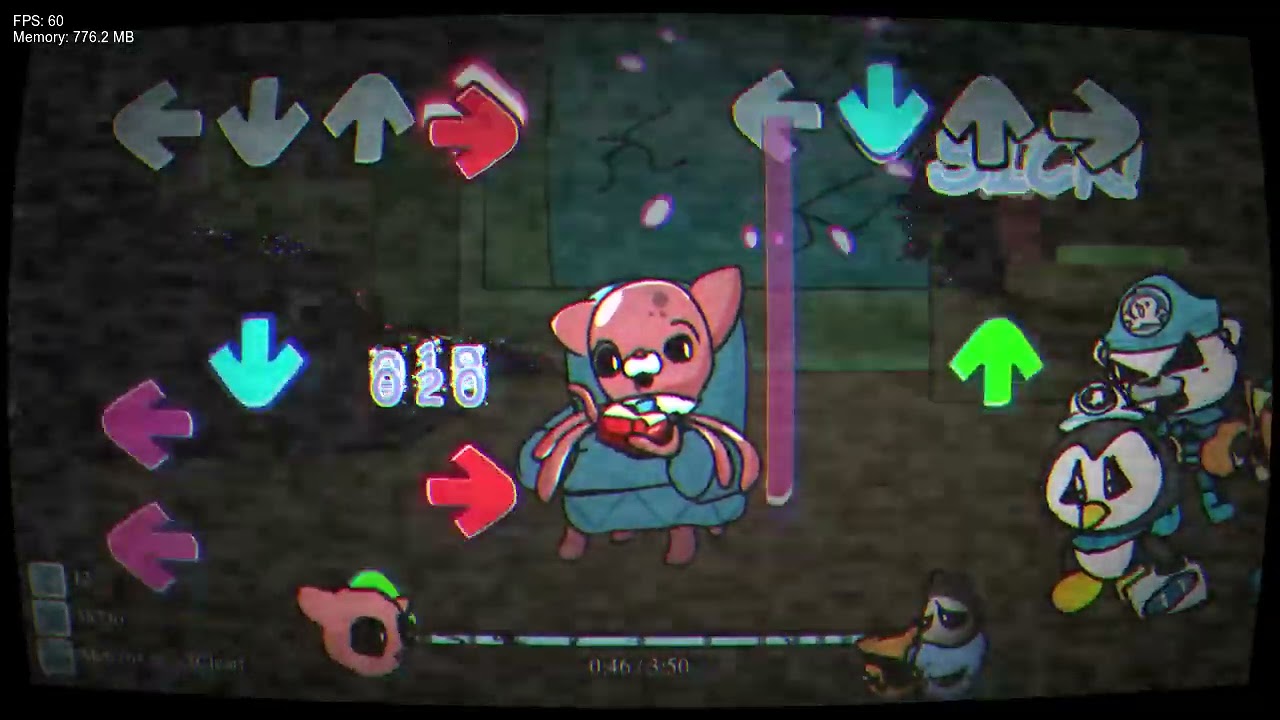 jugando fnf  pero un mod de mochis pandys (me causo nostalgia)