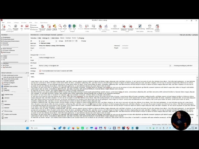 Eingehende E-Mails in FLOWFACT Performer vor Veränderungen schützen