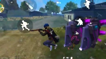 3 Random Grandmaster Player Call Me noob😠 i challenge them 1 v 3 custom room - Garena Free Fire