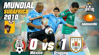 DE NO CREERSE la que FALLÓ el ‘MAZA’ RODRÍGUEZ  México vs Uruguay en Sudáfrica 2010