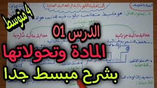 الشاردة والمحلول الشاردي (النقل الكهربائي في المحاليل المائية) للسنة 4 متوسط