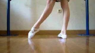 Exercise With New Ballet Slippers