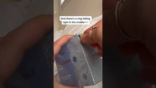 Christmas Bath Bomb with a Surprise Ring Inside!