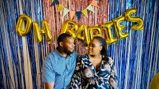 How to plan a simple virtual baby shower | planning our TWIN baby shower