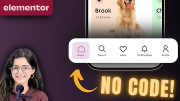 Responsief pictogram voor mobiel menu - Geen code + gratis + Elementor