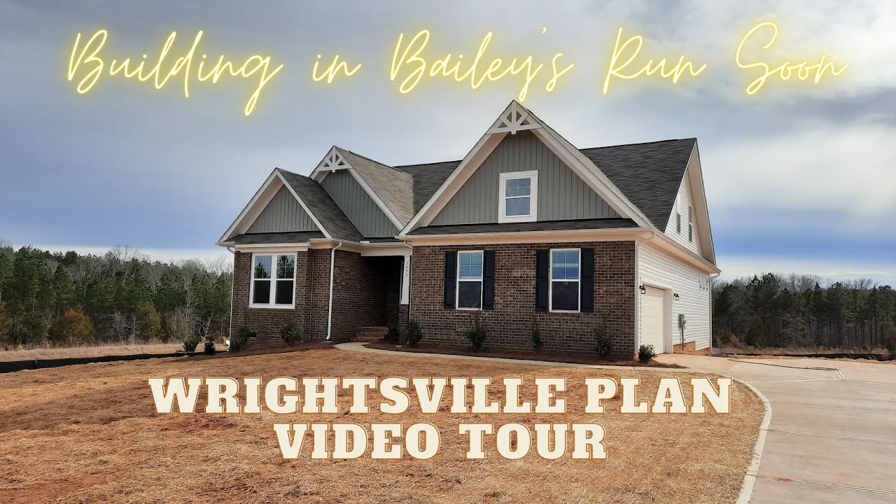 Wrightsville plan available at Bailey's Run. New homes in Rock Hill SC