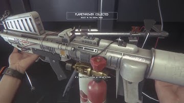 ALIEN ISOLATION Part 11 Finally Flamethrower Collected and Seal off The Stairwell