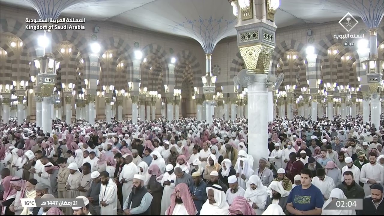 صلاة التهجد للشيخ صلاح البدير ليلة 21 رمضان 1447هـ - التسليمة الأخيرة