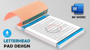 MS Word Tutorial: Docx Letterhead PAD 2021 | Letterhead Microsoft Word 2019 | letterhead 2020 BY AR