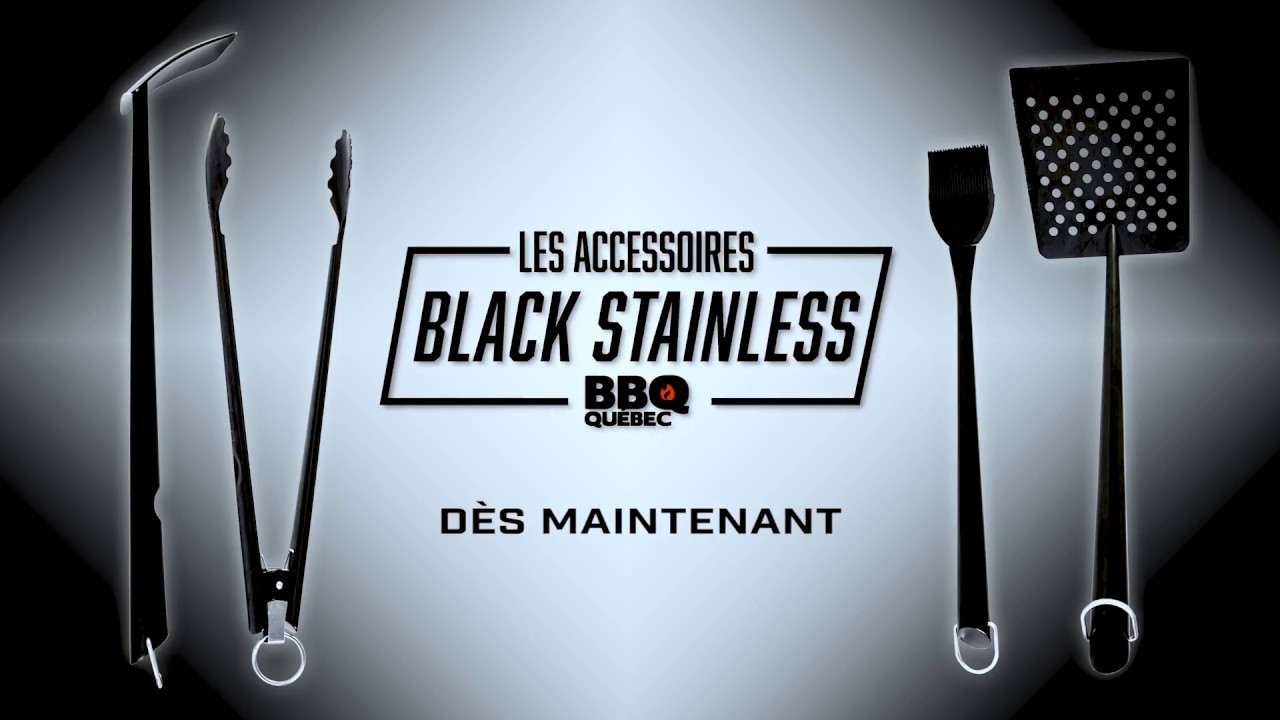 BBQ Québec - Accessoires Black Stainless