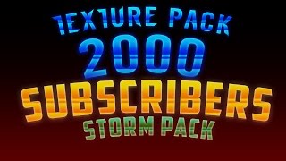Minecraft Blue Default Edit Texture Pack[Storm Pack] (2000 Subscribers)
