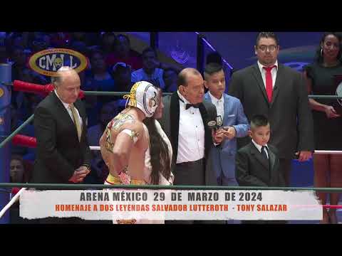 CMLL - HOMENAJE A TONY SALAZAR / ARENA MÉXICO / 29-03-24