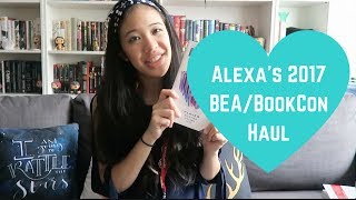 Alexa's 2017 BEA/BookCon Haul