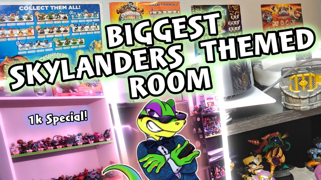 The Skylanders Collection Room Tour! | 1k Special 1