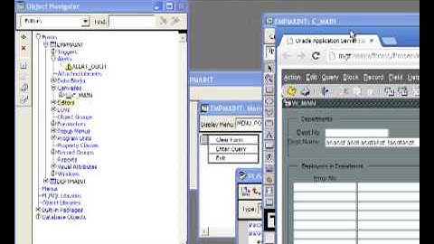 Oracle Forms 11g - Tour of the Object Navigator