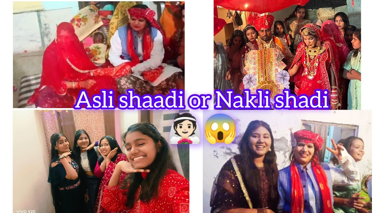 Asli shadi or Nakali shadi 👰🏻😱Part -2  Real and fake wedding 💒💍
