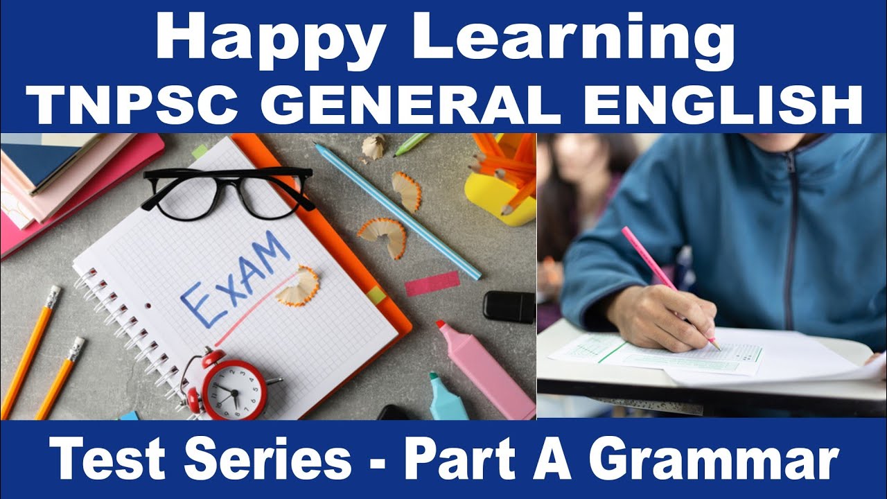 TNPSC General English Test Series - Part A|Grammar|TNPSC Group 4 test ...
