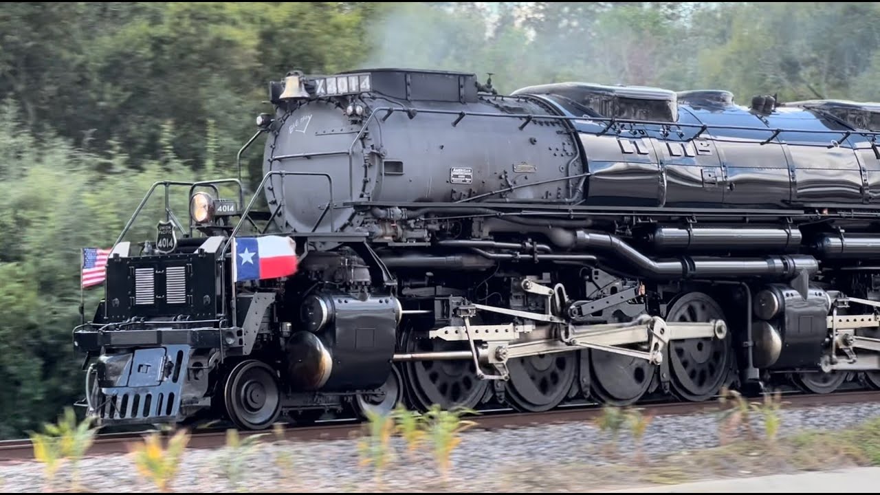 Pacing The Union Pacific Big Boy 4014 From Waller, TX to Houston, TX!