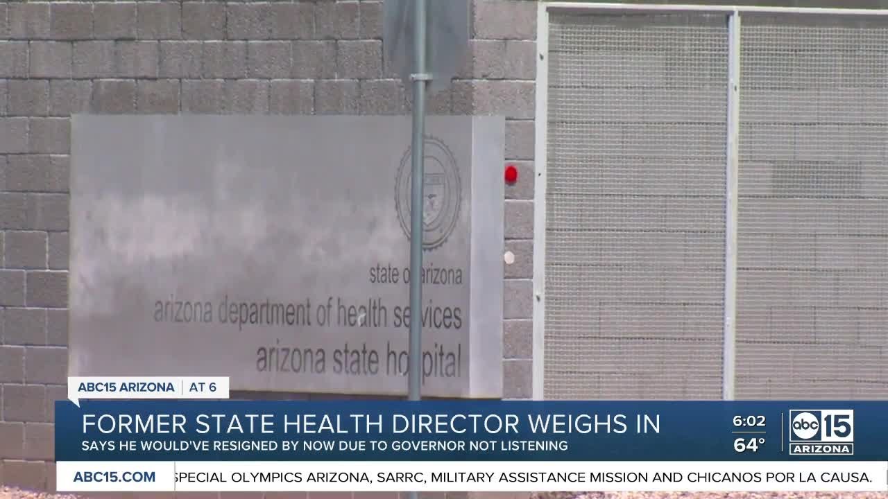 Former state health director weighs in on Governor Ducey's mitigation efforts