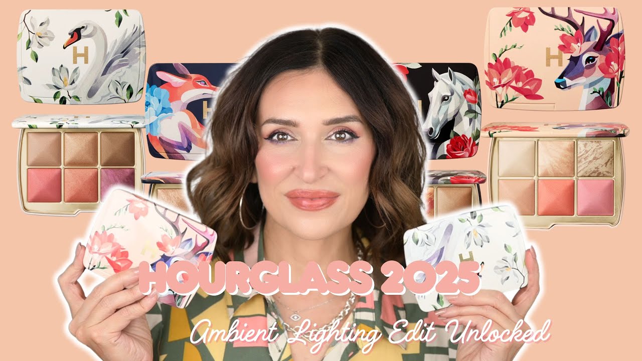 Hourglass Ambient Lighting Edit Unlocked Holiday 2025 Palette Deer & Swan Mature Skin