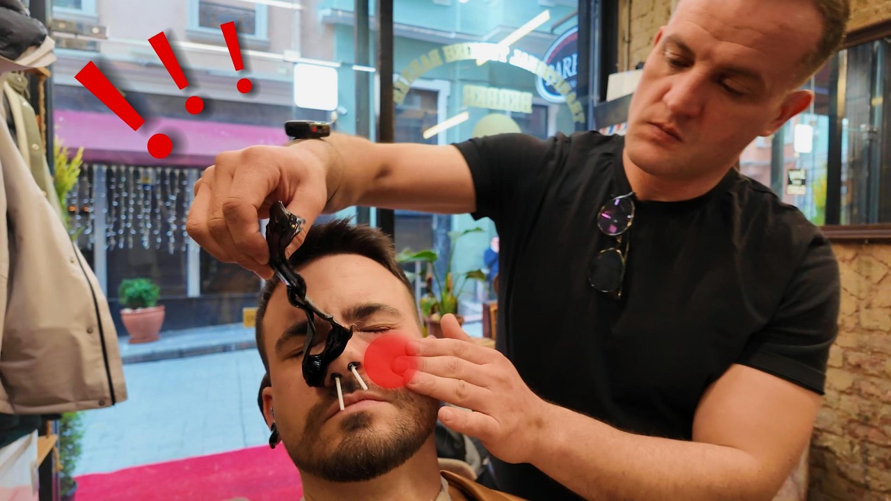 Traditional Turkish Barber ASMR 💈Full Service Like No Other