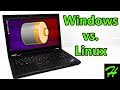 LINUX BATTERY LIFE TESTED! | Windows 10 vs. Linux Power Consumption