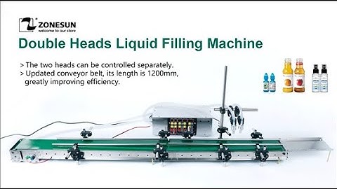 How To Use Automatic Double Nozzles Filling Machine With Longer Conveyor