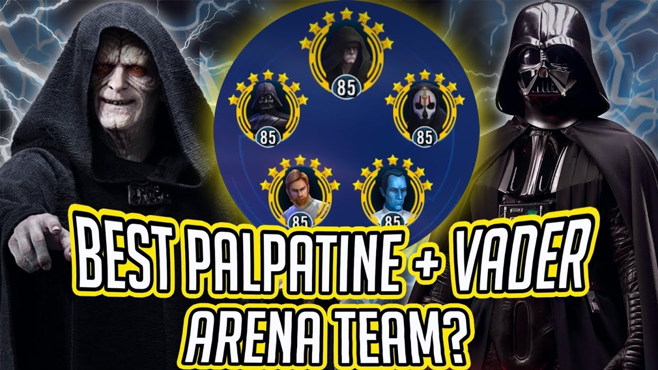 grievous lady piano Best Palpatine + Vader Rework Arena Team vs. Jedi Training Rey? | Star Wars: Galaxy of Heroes