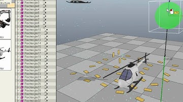 Robot Simulator: Helicopter in V-REP