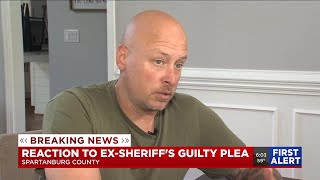 Former Spartanburg Co. deputy reacts to ex-sheriff's guilty plea