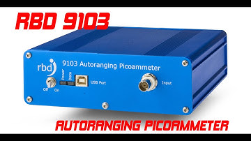 RBD 9103 Picoammeter - features - from Saelig