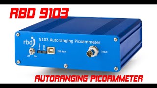 RBD 9103 Picoammeter - features - from Saelig