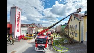 Feuerwehr Waidhofen/Thaya - Dachstuhlbrand Heinreichs