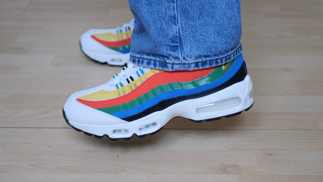 Nike Air Max 95 'Olympic' IB7872-100 Unboxing & On Feet (2026
