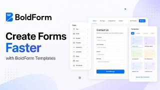 Create Forms Faster with BoldForm Templates | WordPress Tutorial