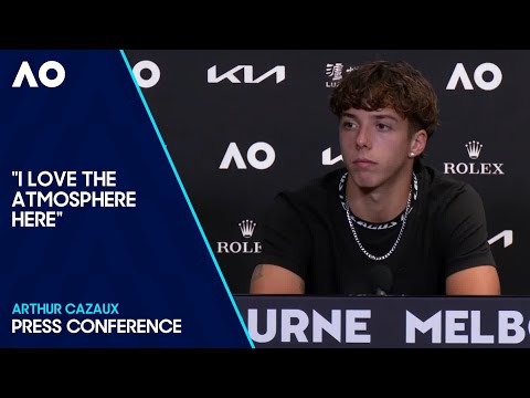 Arthur cazaux press conference | australian open 2024 third round