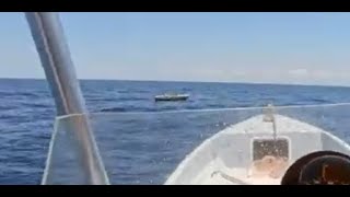 Unmanned Boat Adrift, 55 Miles Offshore #fishing #boating #offshore #outdoors