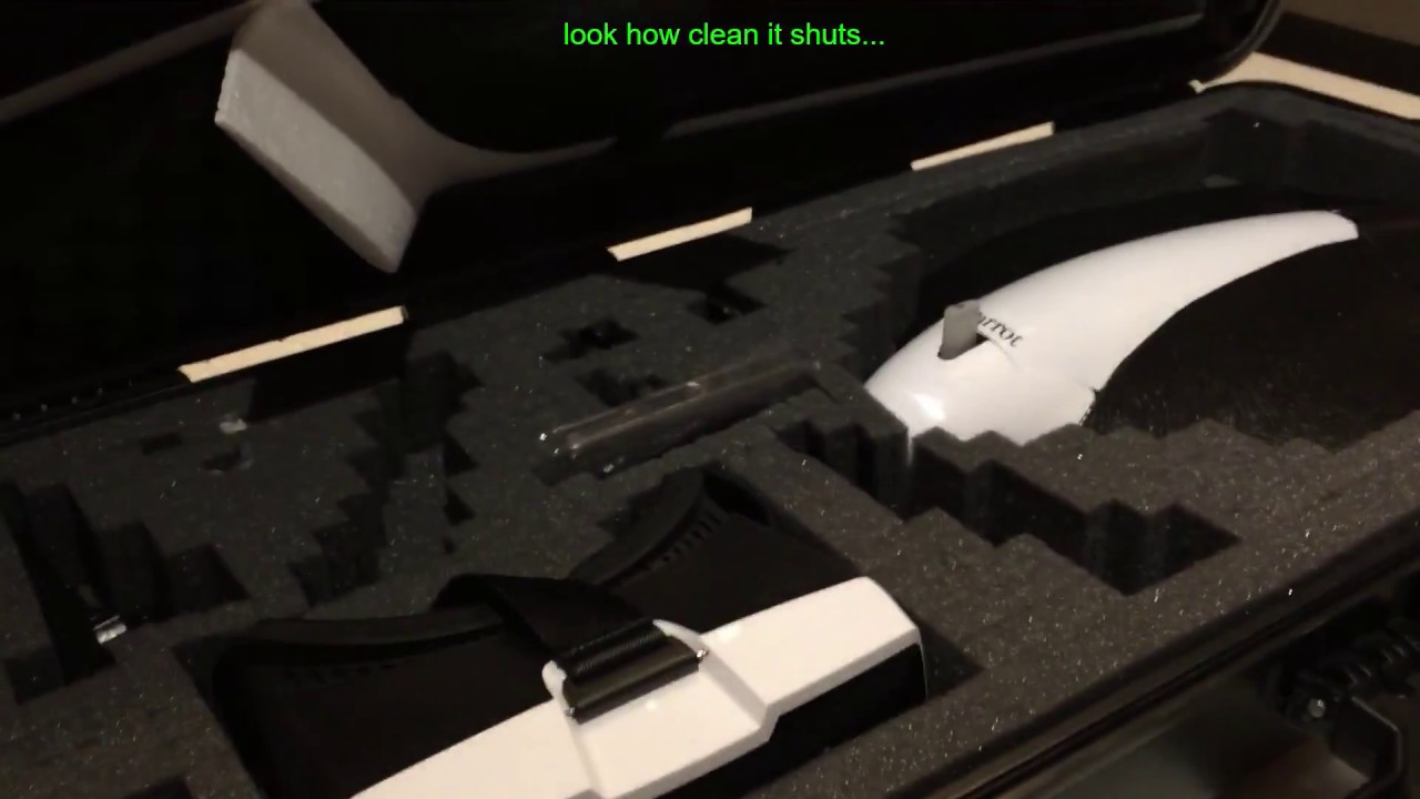 Parrot disco custom built hard case