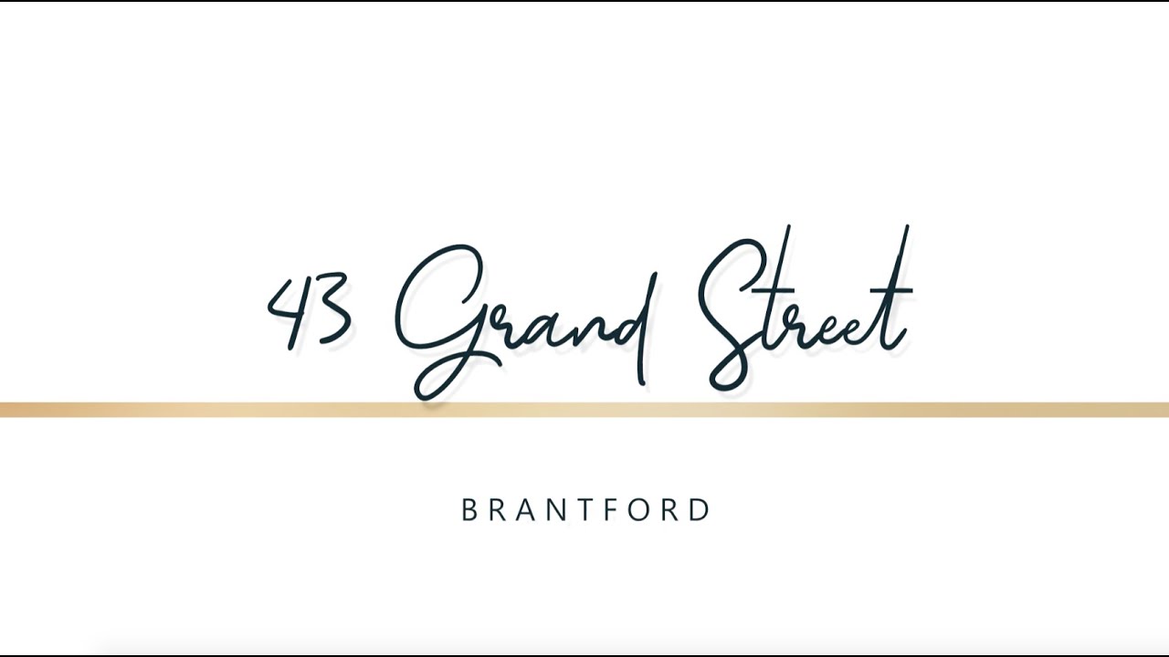 House For Sale 43 Grand Street, Brantford Ontario YouTube