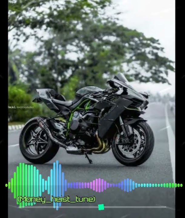 Money_heist_ringtone..., with Kawasaki Ninja h2r image 😎😎😈😎😎