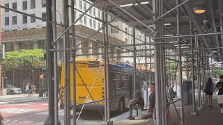 MTA Bus Ride. M14A-SBS Bus to East 14th Street & Irving Place. 2017 New Flyer XD60. Bus 6125.